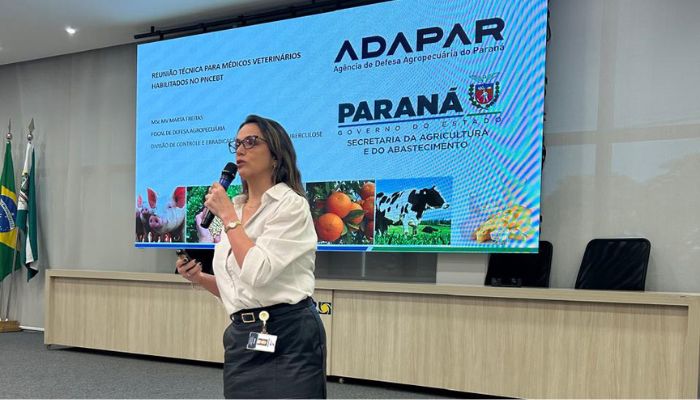  Adapar promove atualização técnica para veterinários em diversas regiões do Paraná